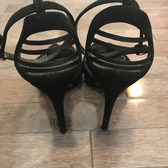 Ralph Lauren | Black Suede Heels - Picture 4 of 8